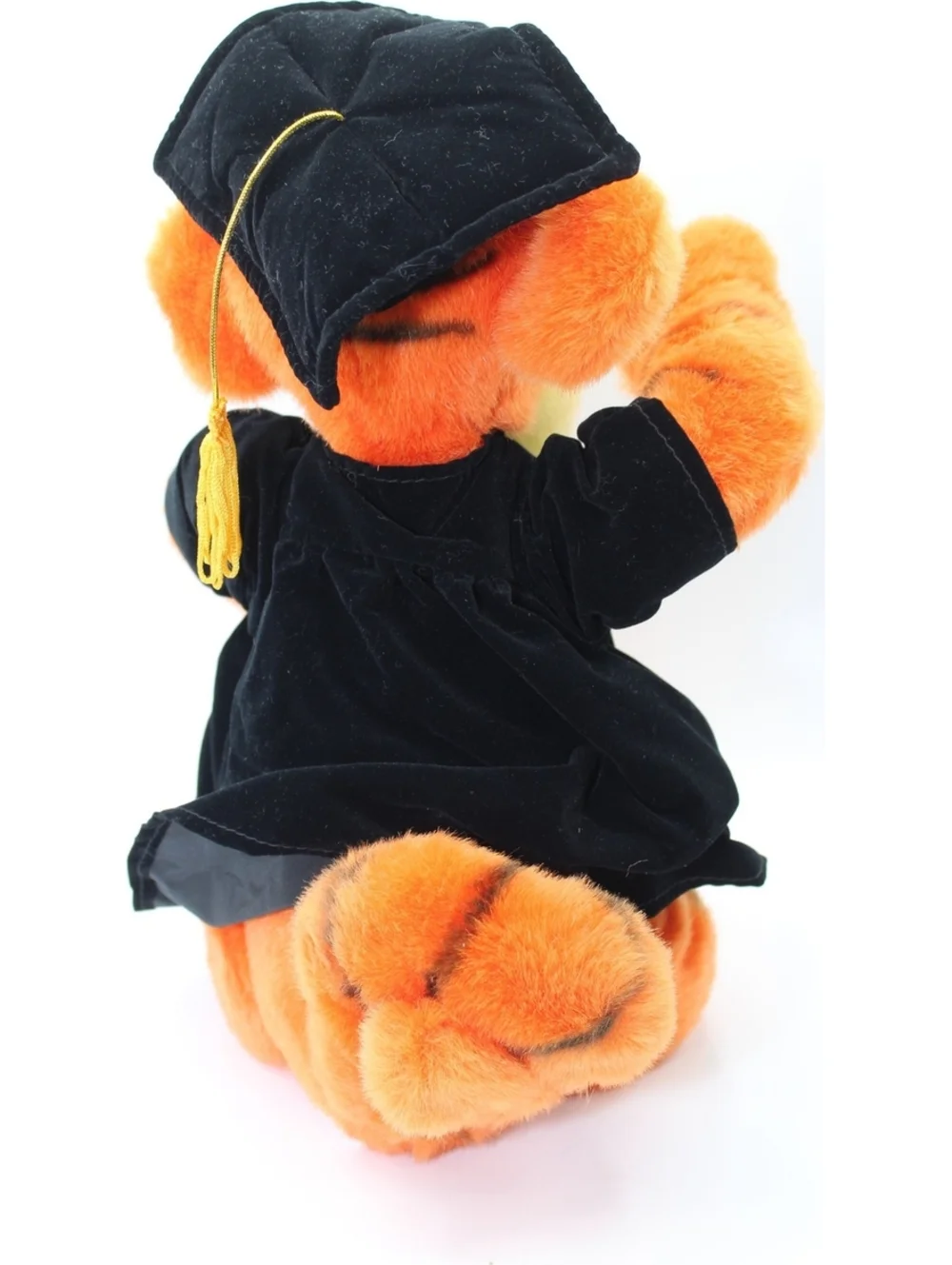 VTG Disney Winnie the Pooh Tigger Graduation Cap & Gown Plush Animal Stuffed 13